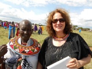 Gail Ervin (MBBI—Kenya Project Leader) and Mama Amani
