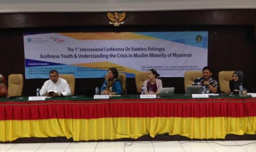 Conference Speakers: Lilianne Fan, Kyaw Win, Joanne Lauterjung Kelly, Daniel Awigra dan Shadia Marhaban